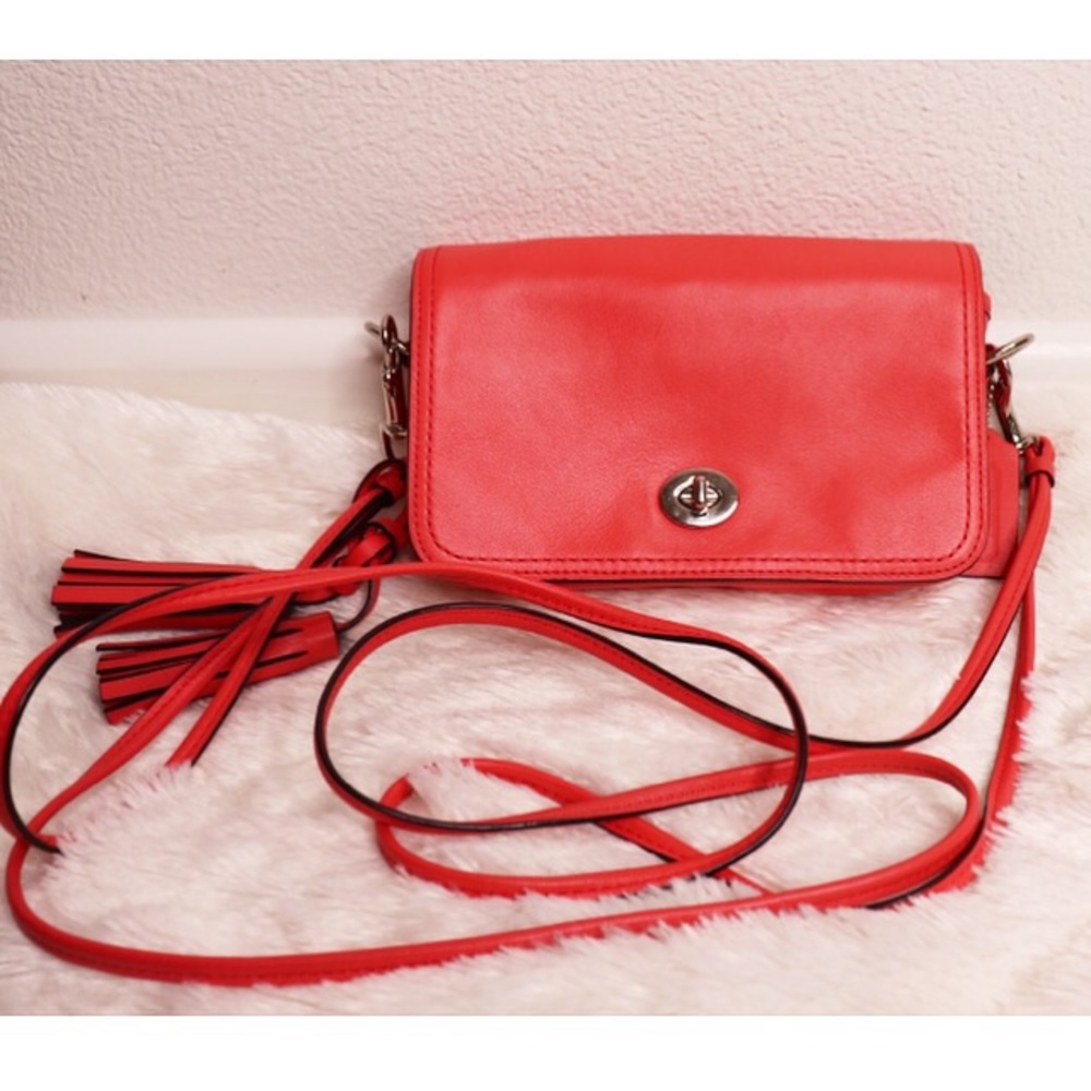 Coach coral crossbody